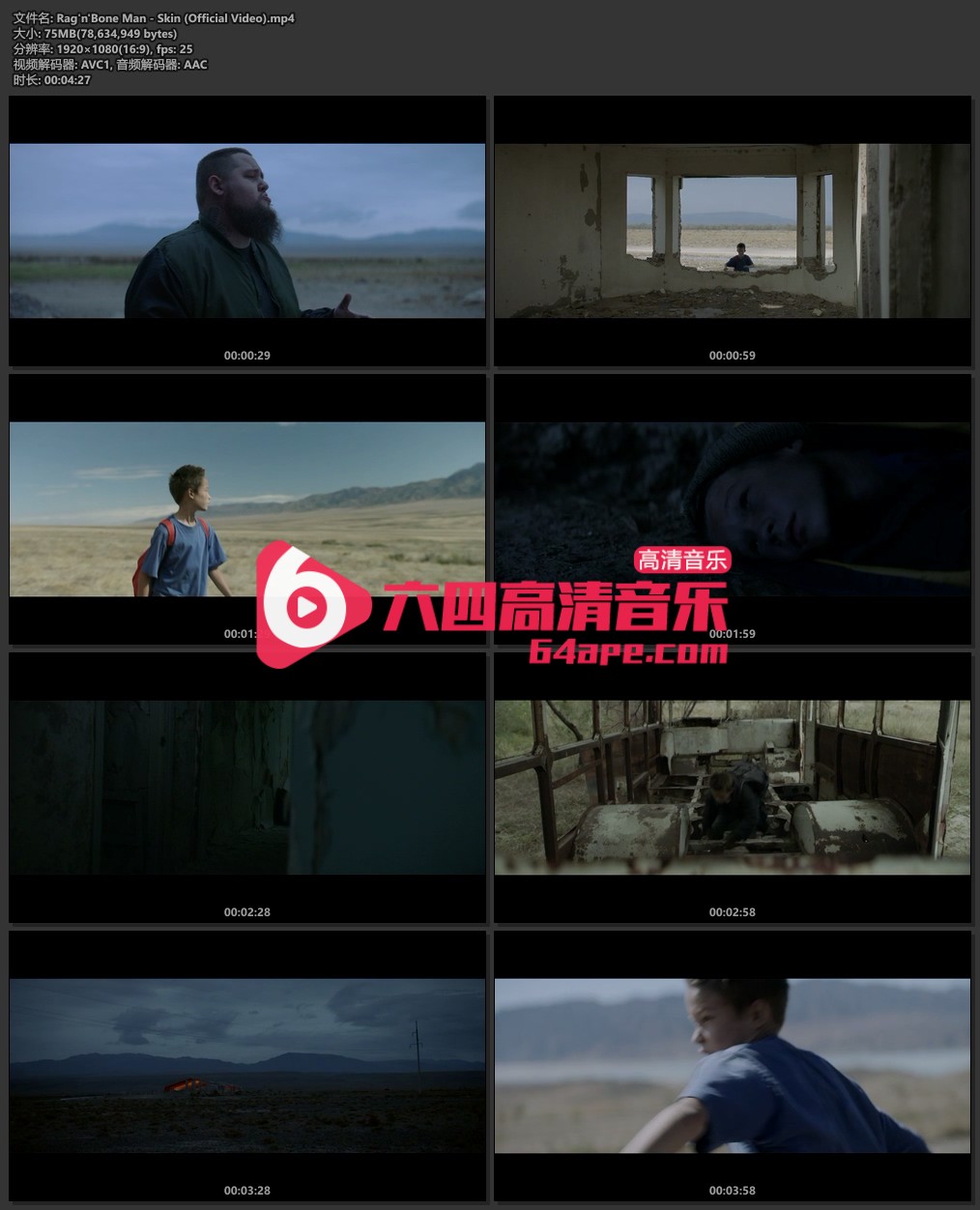 Rag n Bone Man《Skin》1080P