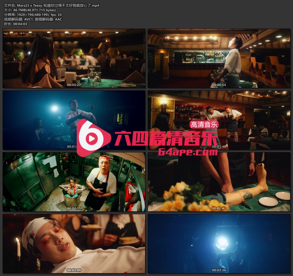 Marz23 x Teezy《知道你过得不太好我就放心了》1080P