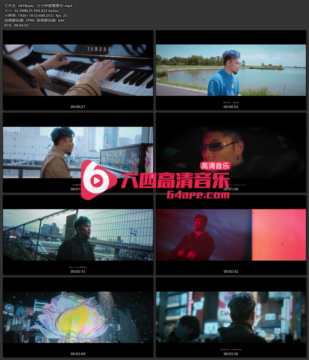 JNYBeatz《分分钟都需要你》1080P