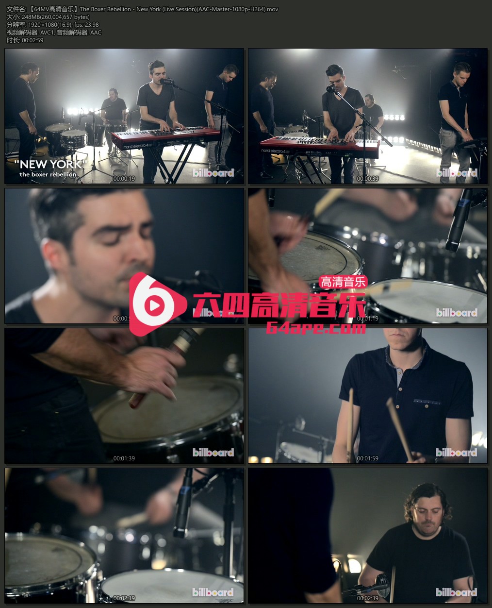 The Boxer Rebellion 《New York》 1080P