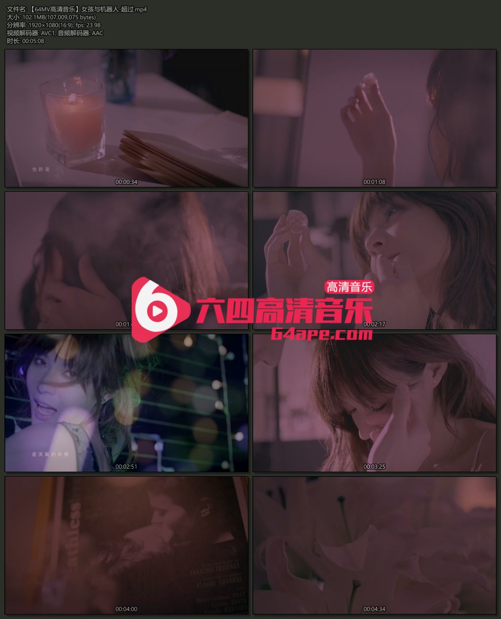 女孩与机器人 《超过》 1080P