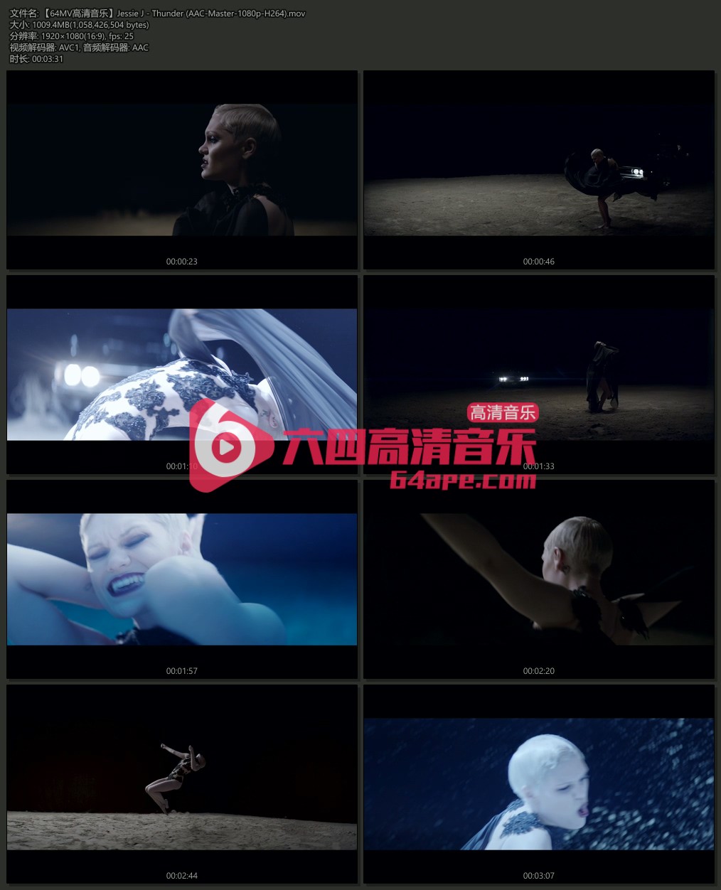 Jessie J 《Thunder》 1080P