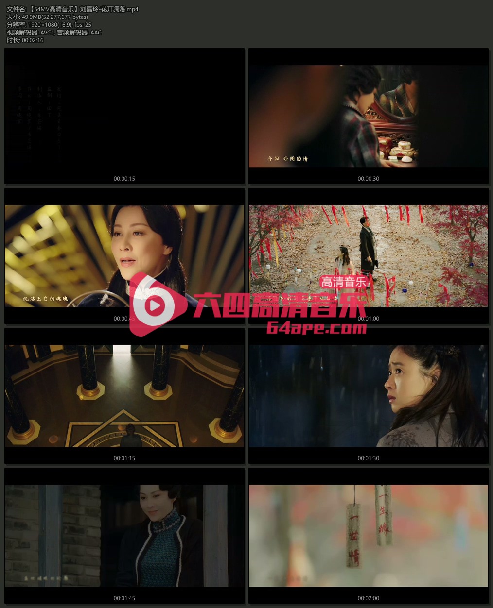 刘嘉玲《花开凋落》1080P