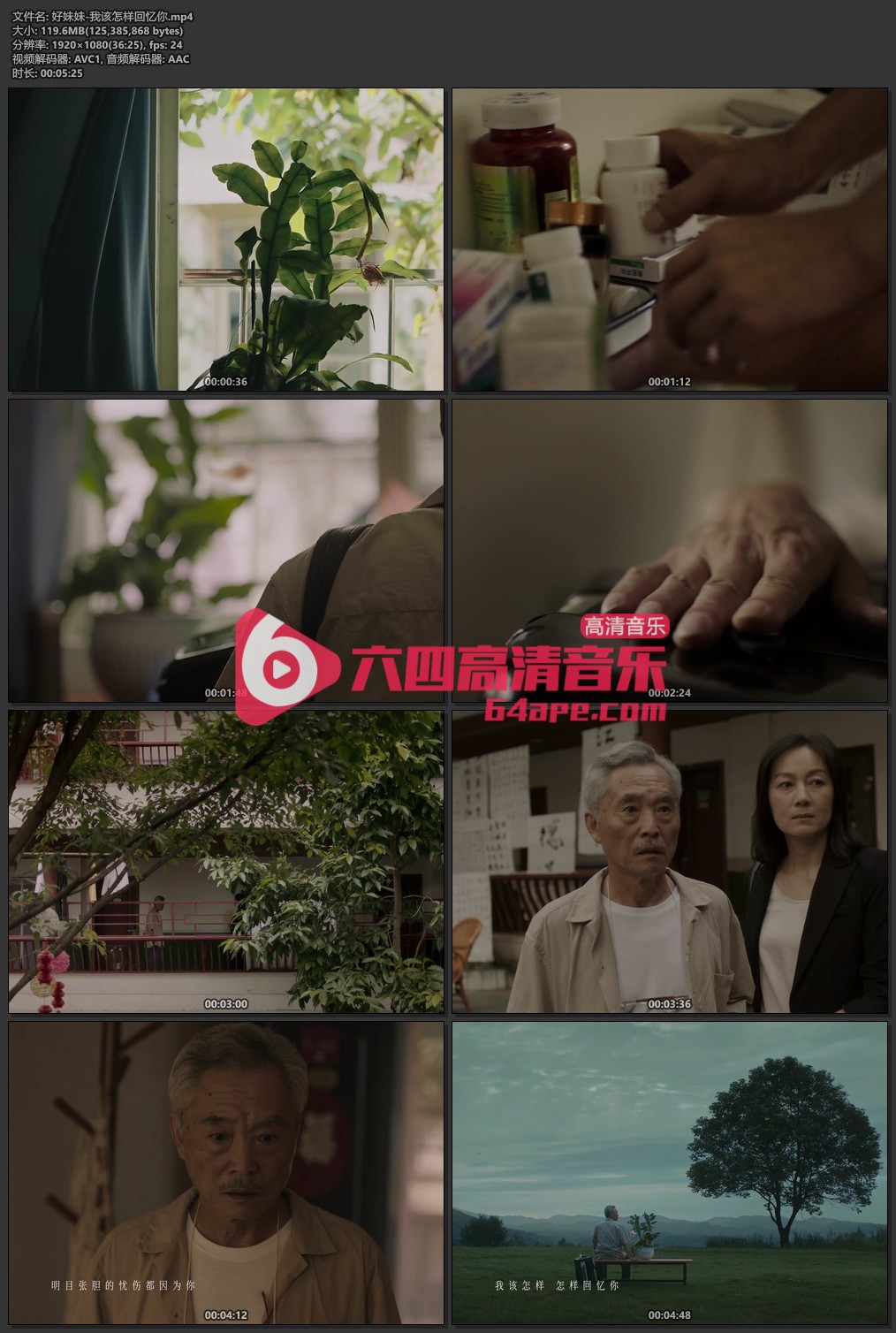 好妹妹《我该怎样回忆你》1080P